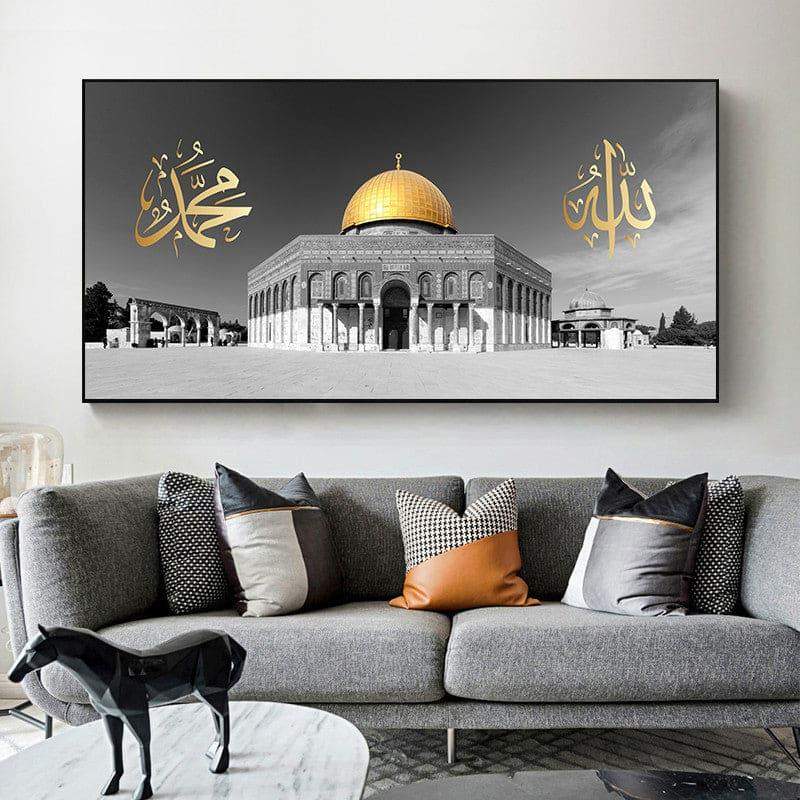 dome of the rock canvas